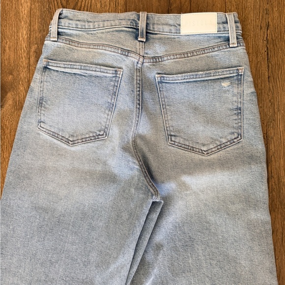 Pistola Light Blue Wide Leg Jeans - Picture 5 of 7